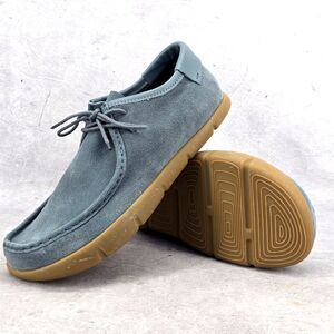 Rare Kalso Earth Shoe Darby Mens‎ Negative Heel Denim Blue Size 11.5